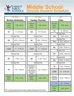 Schedule 